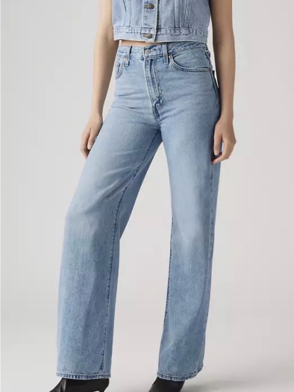 Levi's Women’s Ribcage High-Rise Wide Leg Jeans